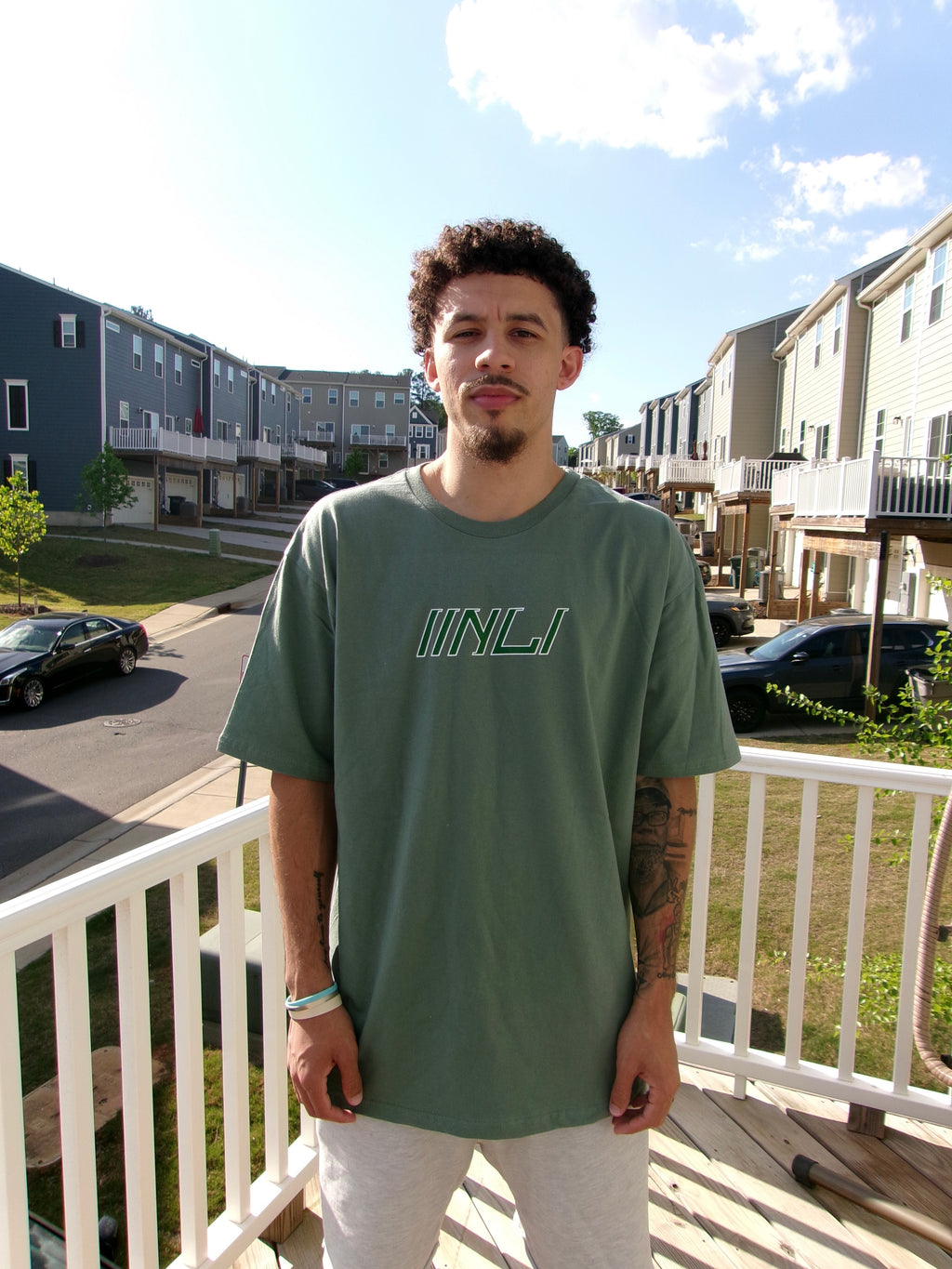 IINLI Sage Heavyweight Tee